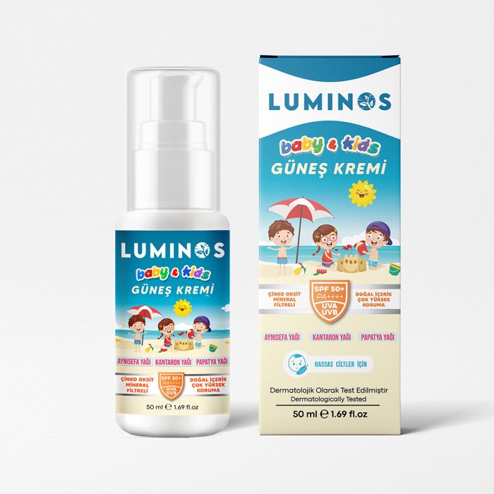 Luminos Bebeklere ve Çocuklara Doğal Formül Güneş Kremi - 50ml