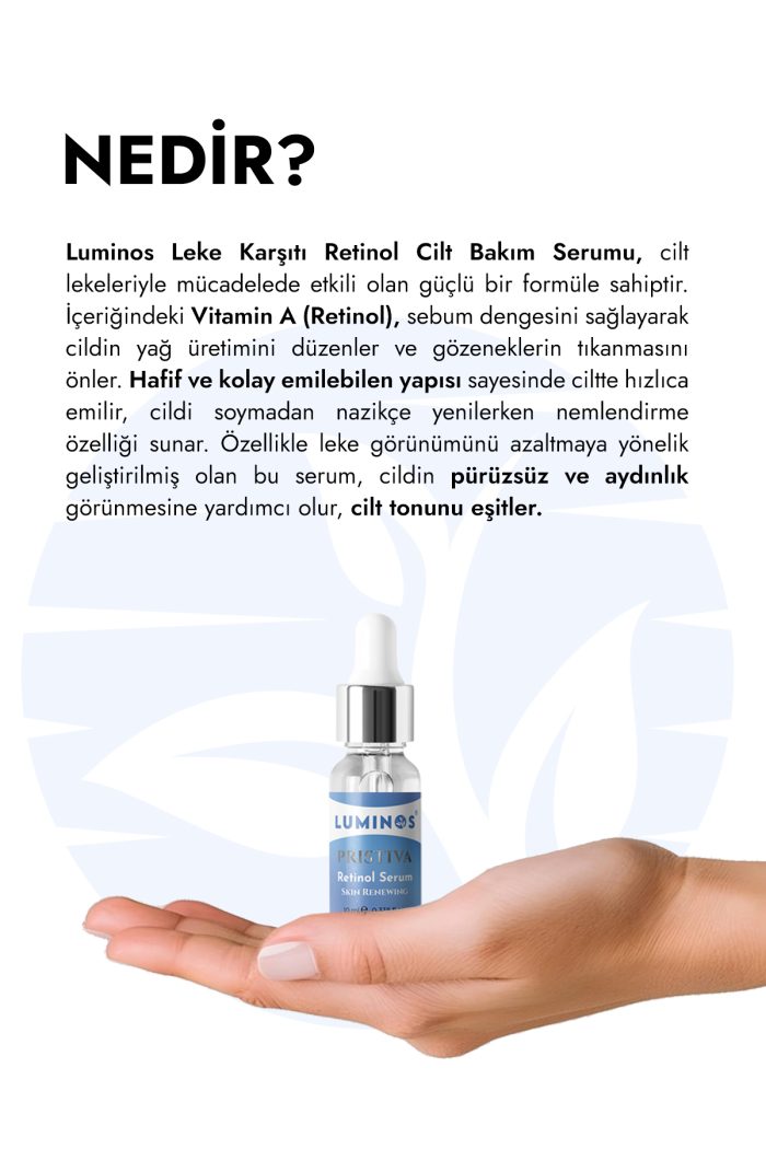 Luminos Spf 50+ Doğal Güneş Kremi - 50ml ( Leke Karşıtı Retinol Serum Hediye ) - Görsel 6